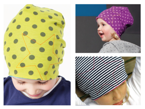 Preview: Schnittmuster Wendebeanie Benny